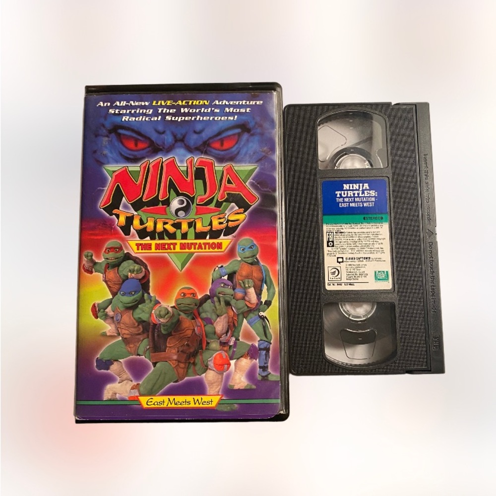 Rare teenage mutant ninja turtles vintage vhs the next mutation
